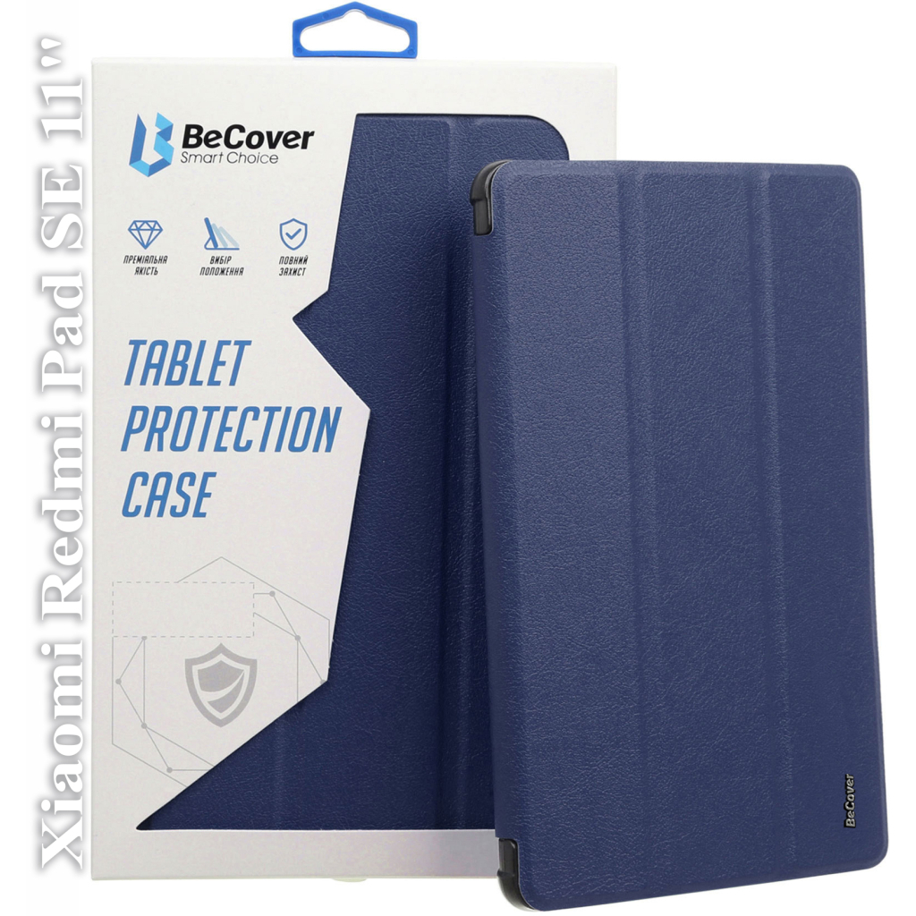 Чохол до планшета BeCover Smart Case Xiaomi Redmi Pad SE11" Deep Blue (709858) - зображення 1