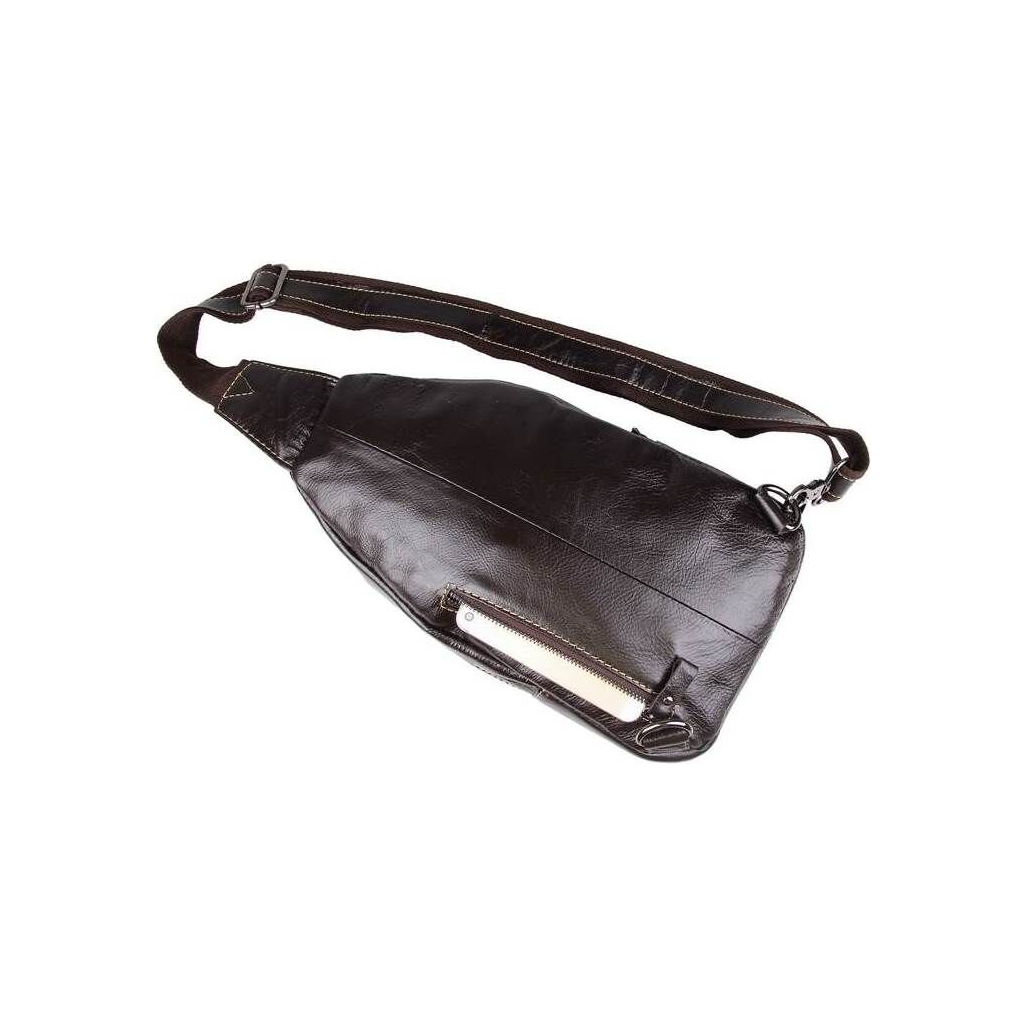 Сумка Vintage З натуральної шкіри Коричнева (14559) - зображення 8