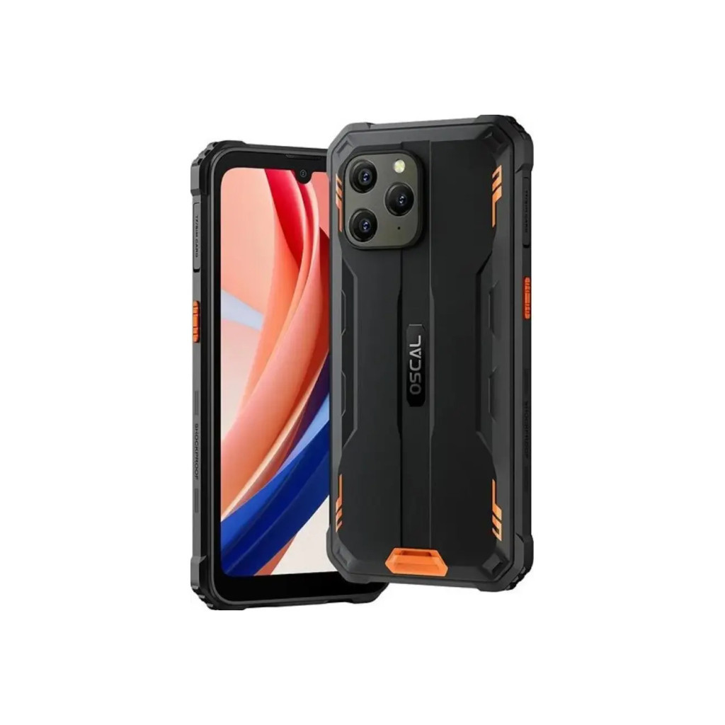 Мобільний телефон Oscal S70 Pro 4/64GB Orange - зображення 6