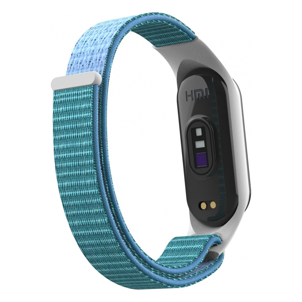 Ремінець до фітнес браслета Armorstandart нейлоновий для Xiaomi Mi Band 7/6/5/4 Light Blue (ARM69066) - зображення 2