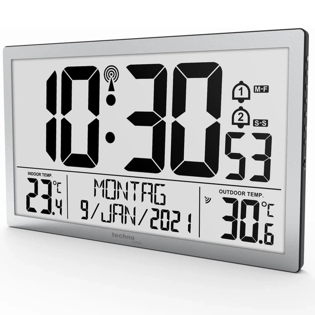 Настінний годинник Technoline WS8113 Silver (DAS302461) - зображення 3