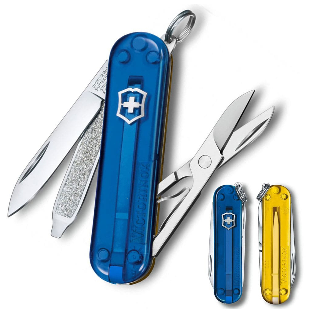 Ніж Victorinox Classic SD Ukraine Жовто-синій (0.6223.T2G.T81) - зображення 2