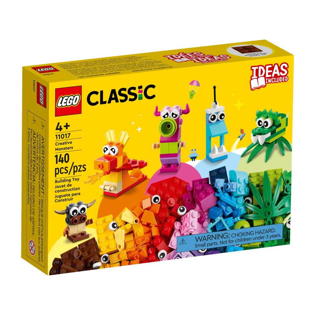 Конструктор LEGO Classic Оригінальні монстри 140 деталей (11017) - зображення 9