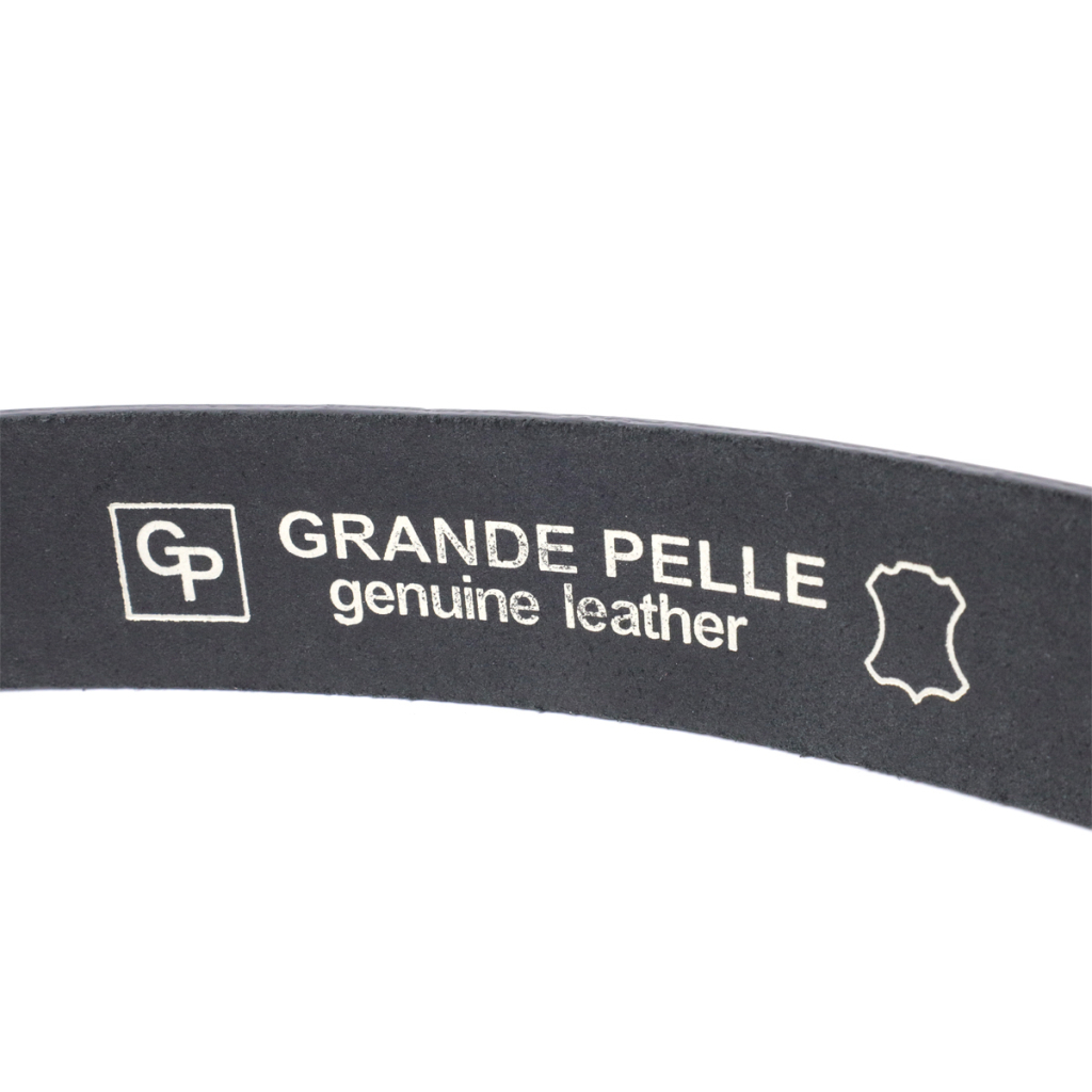 Ремінь Grande Pelle Брючний з натуральної шкіри Чорний (11676) - зображення 6
