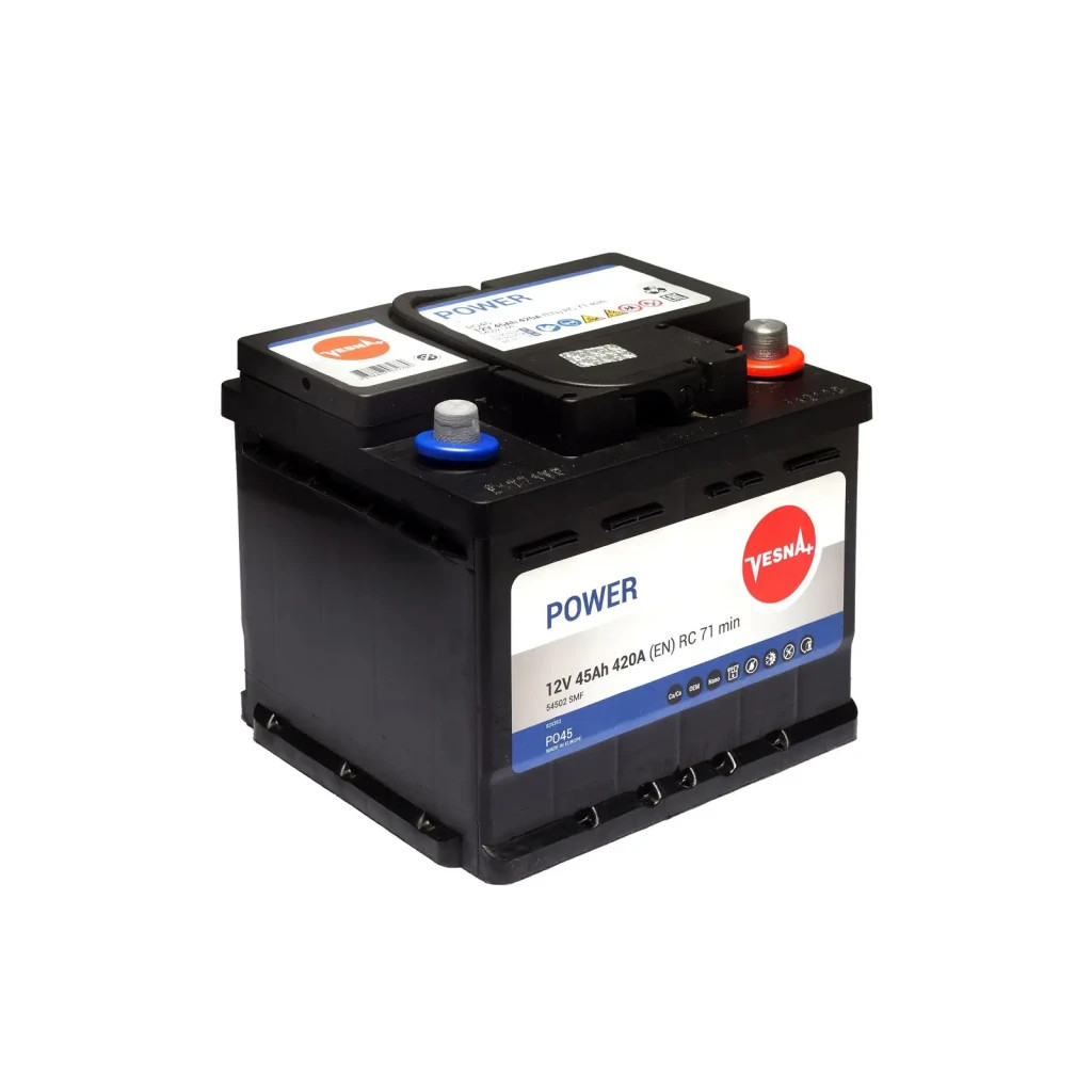 Акумулятор автомобільний Vesna 45Ah/12V Power (415 046) - зображення 2