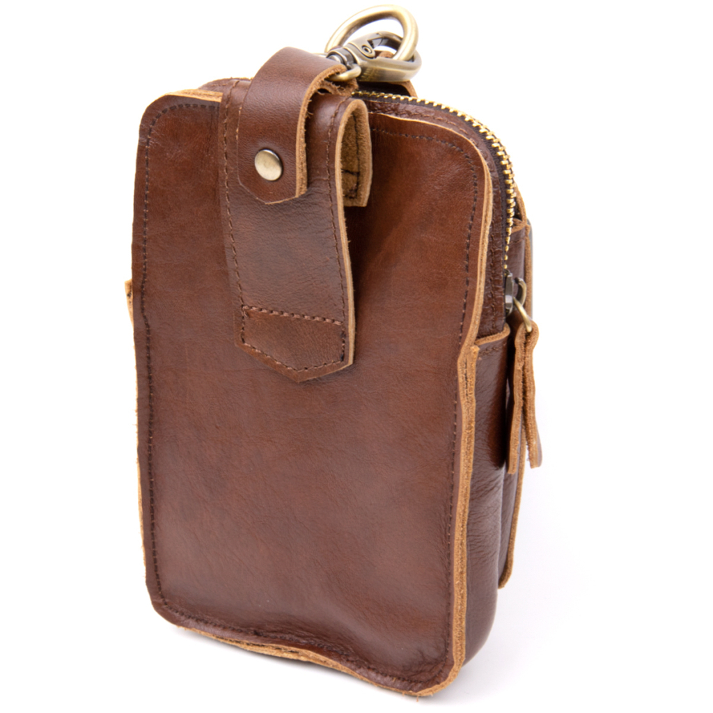 Сумка Vintage Поясна чоловіча Коричнева (20417) - зображення 2