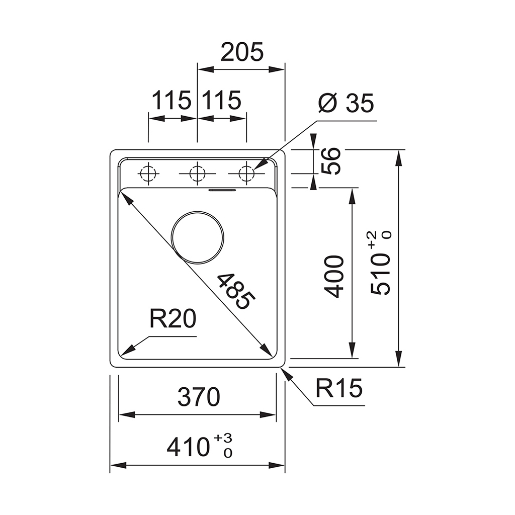 Мийка кухонна Franke Maris MRG 610-37 TL (114.0668.864) - зображення 3
