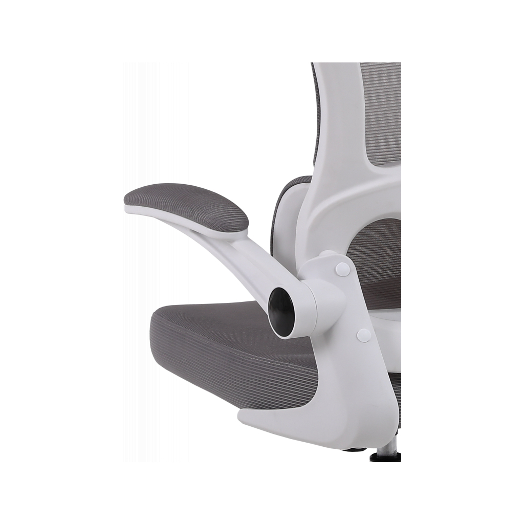 Офісне крісло GT Racer B-5880 White/Gray - зображення 7