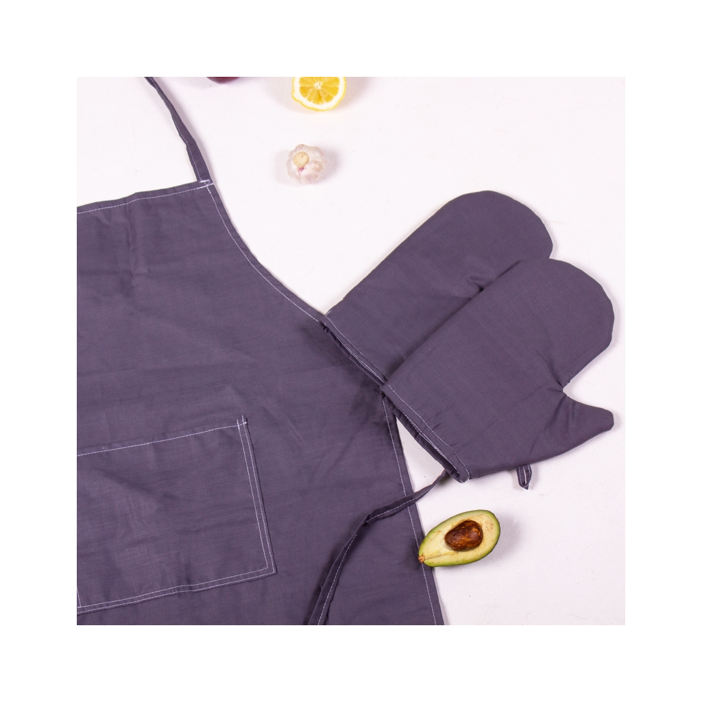 Фартух MirSon Набір 16-5803 Geronimo бязь дві прихватки + дві рукавички-прихватки + фартух (2200006752608) - picture 3