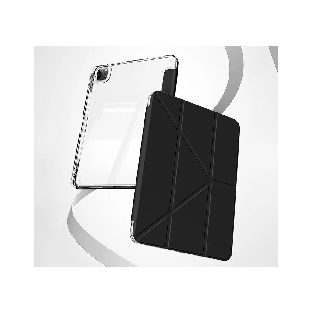 Чохол до планшета BeCover Ultra Slim Origami Transparent Apple iPad Pro 12.9 2020/2021/2022 Black (711694) - зображення 3