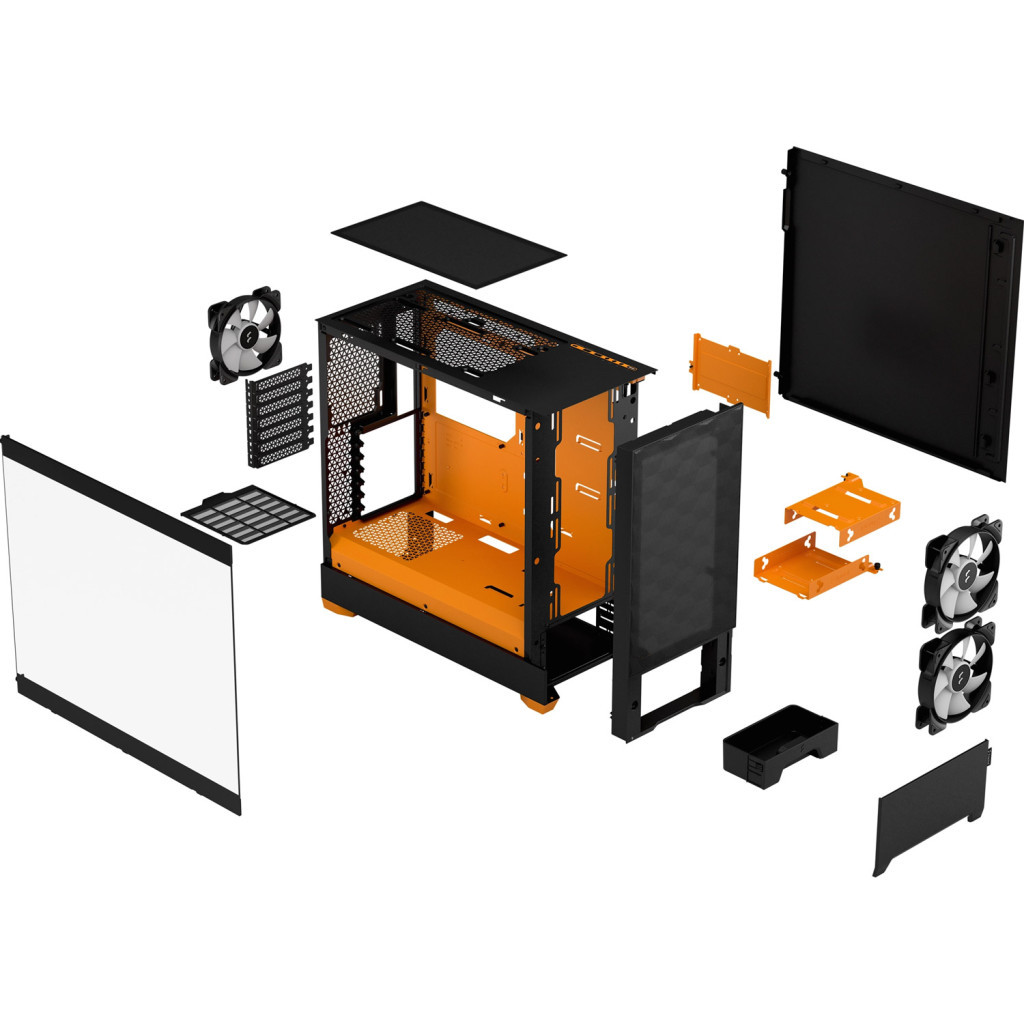Корпус для ПК Fractal Design Pop Air RGB Orange Core TG (FD-C-POR1A-05) - зображення 12