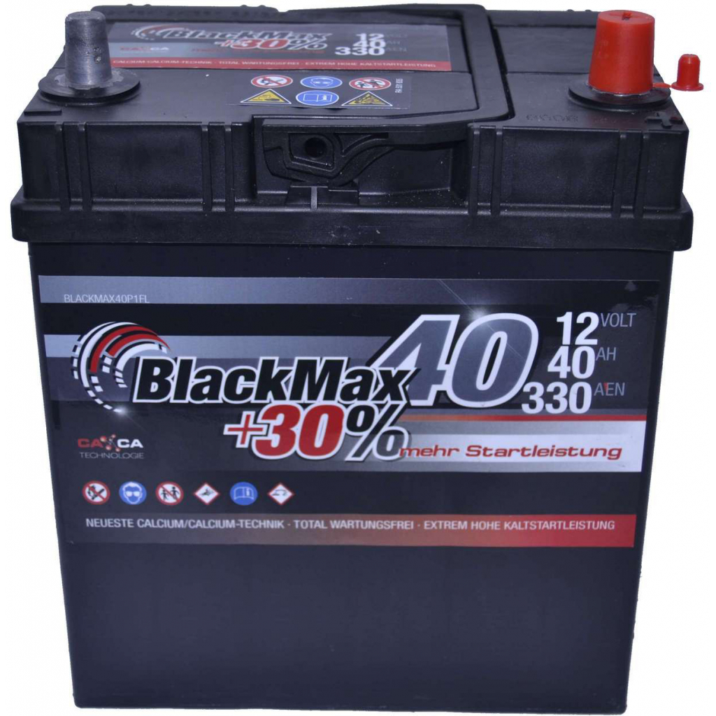 Акумулятор автомобільний BlackMax 40А (B4018) - зображення 1