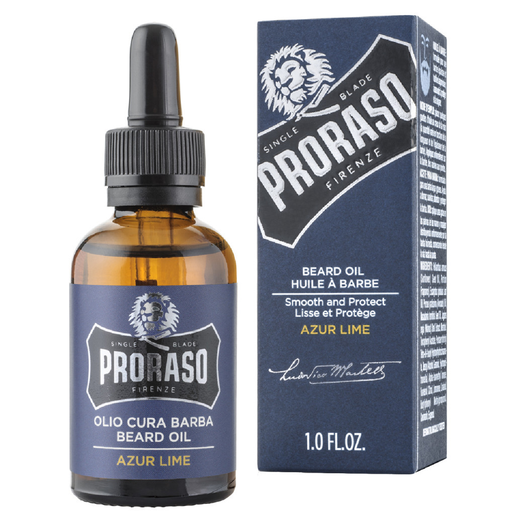 Олія для догляду за бородою Proraso Azur Lime 30 мл (8004395007417) - изображение 1