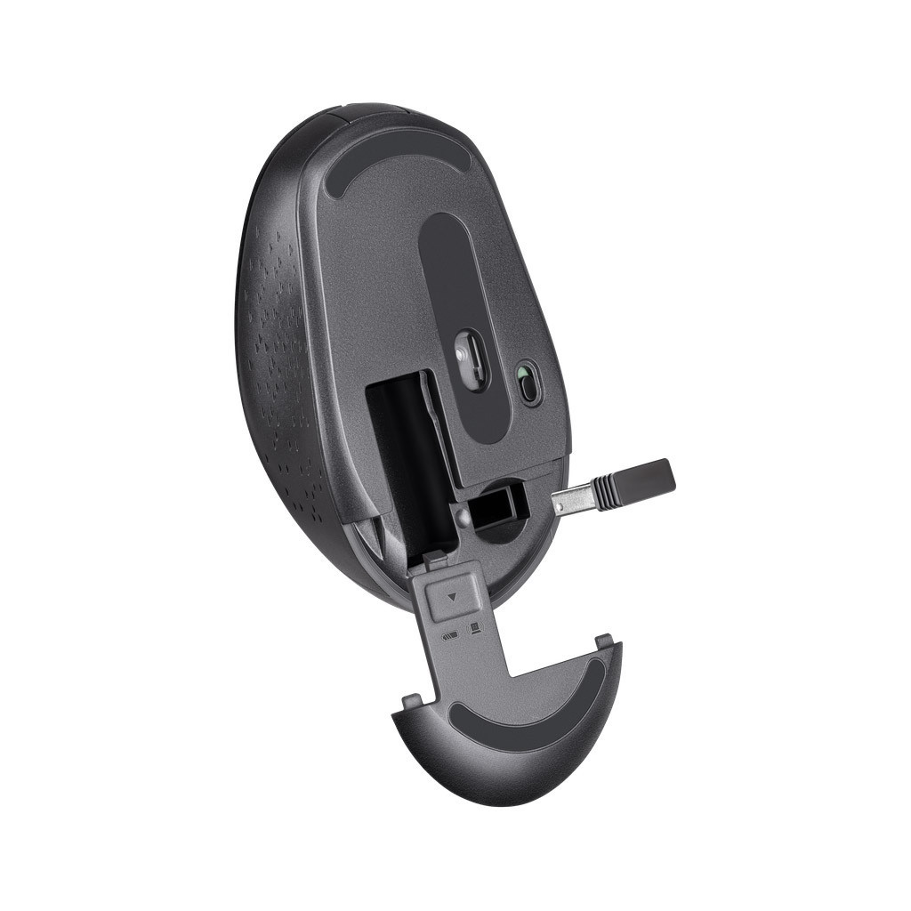 Мишка Defender Auris MB-027 Silent Wireless Black (52027) - зображення 3