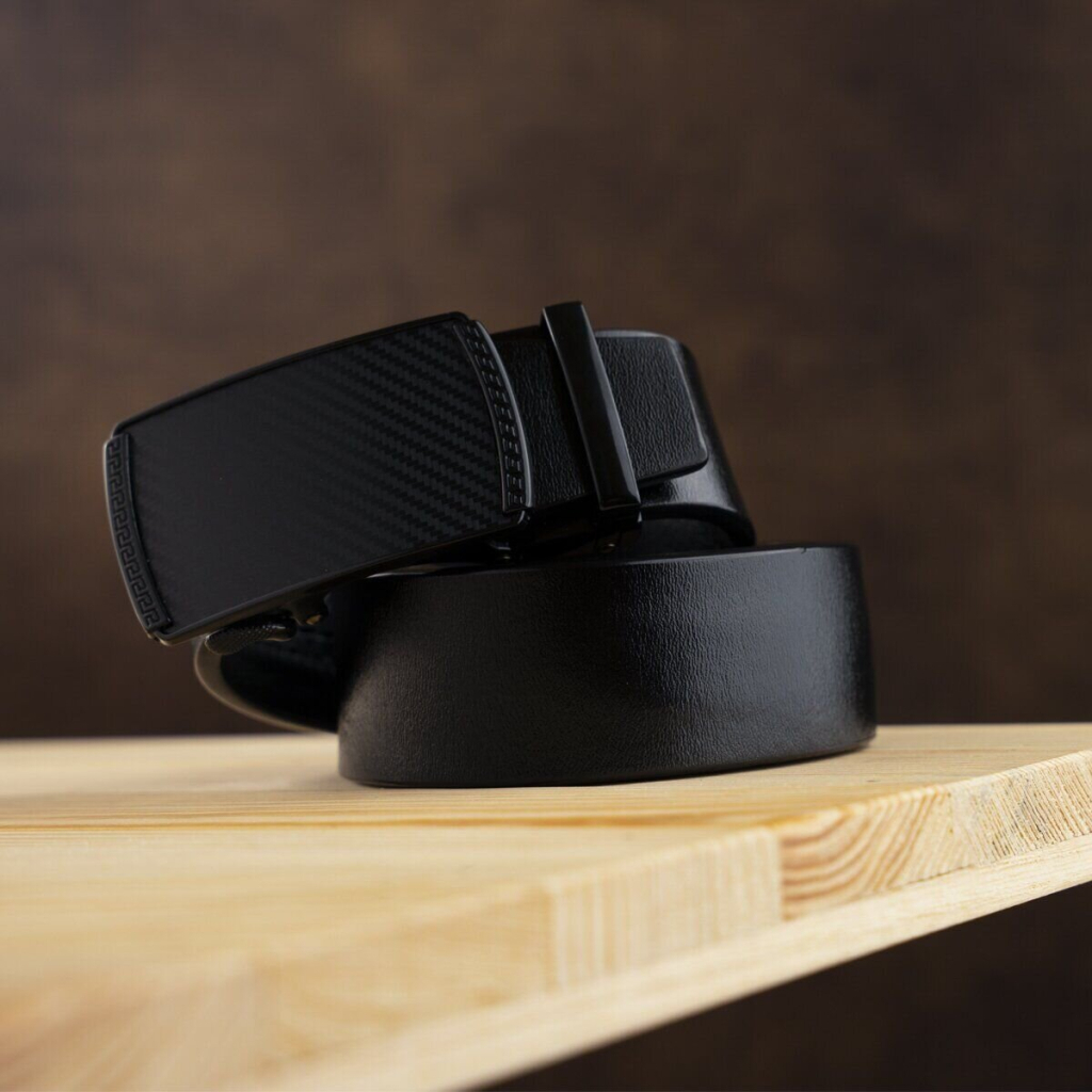 Ремінь Vintage З пряжкою дрібний ромб Чорний (20285) - зображення 6