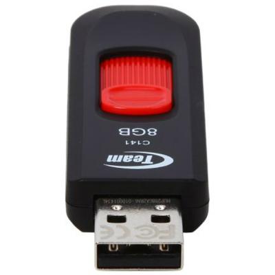 USB флеш накопичувач Team 8GB C141 Red USB 2.0 (TC1418GR01) - зображення 4