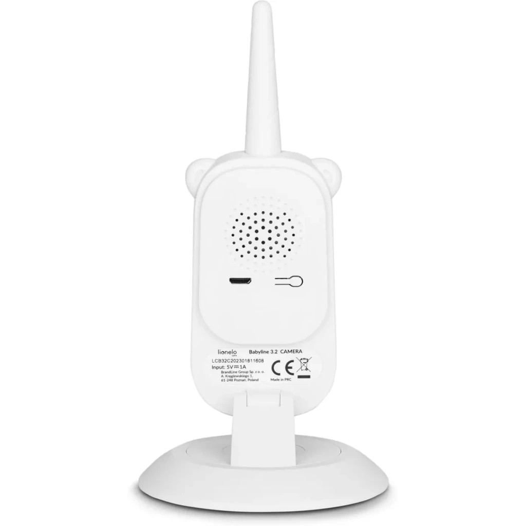 Додаткова камера для відеоняні Lionelo BabyLine 3.2 camera white (LOC-BABYLINE 3.2 CAMERA WHITE) - зображення 4