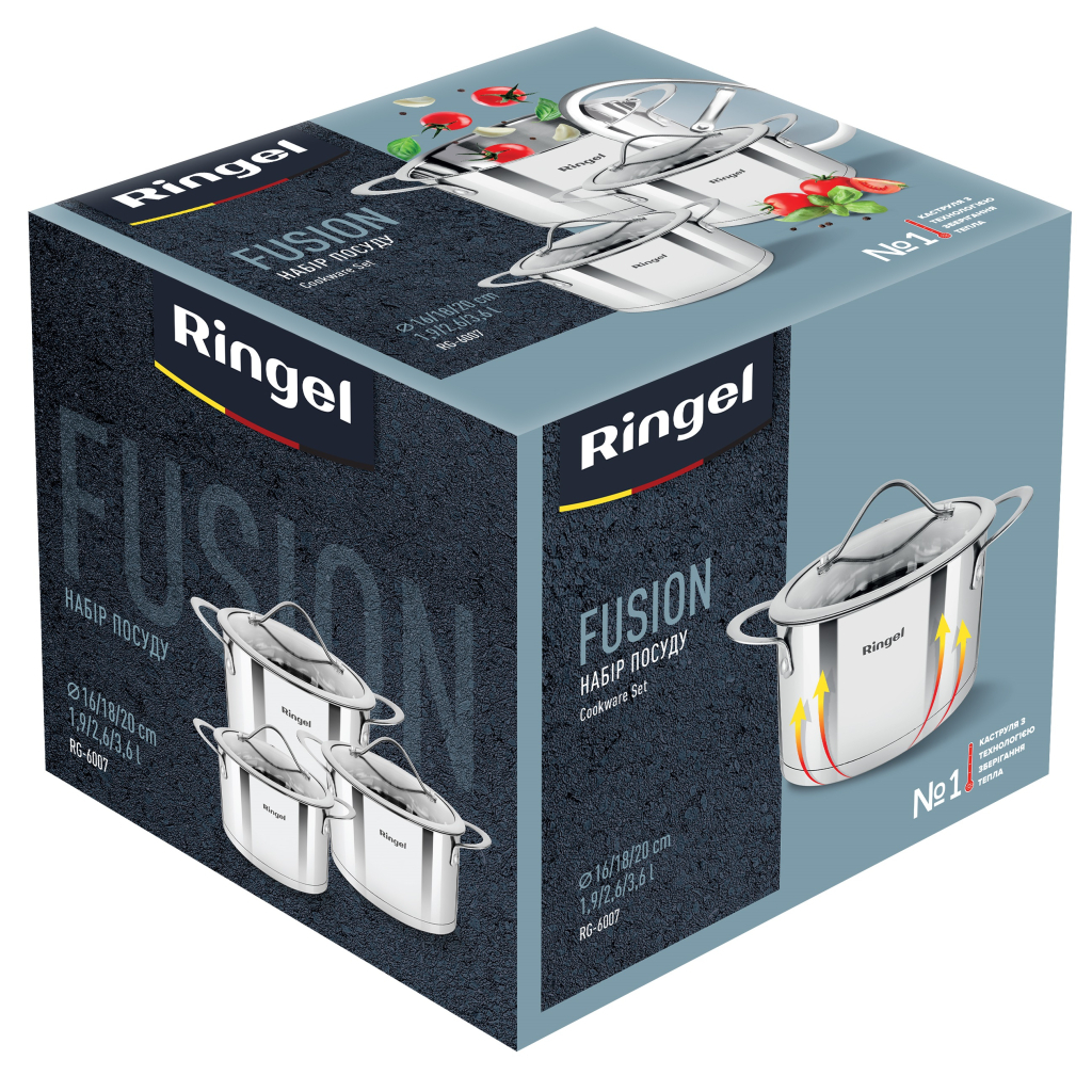 Набір посуду Ringel Fusion 6 предметів (RG-6007) - зображення 3