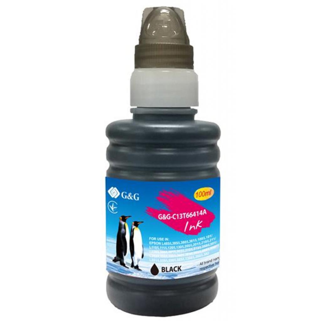 Чорнило G&G Epson L100/L200 black, контейнер 100мл (G&G-C13T66414A) - зображення 1