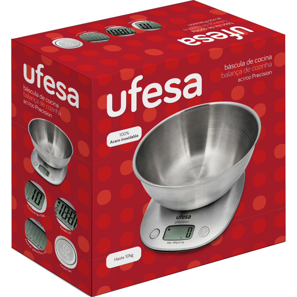 Ваги кухонні Ufesa BC1700 precision (73104796) - зображення 4