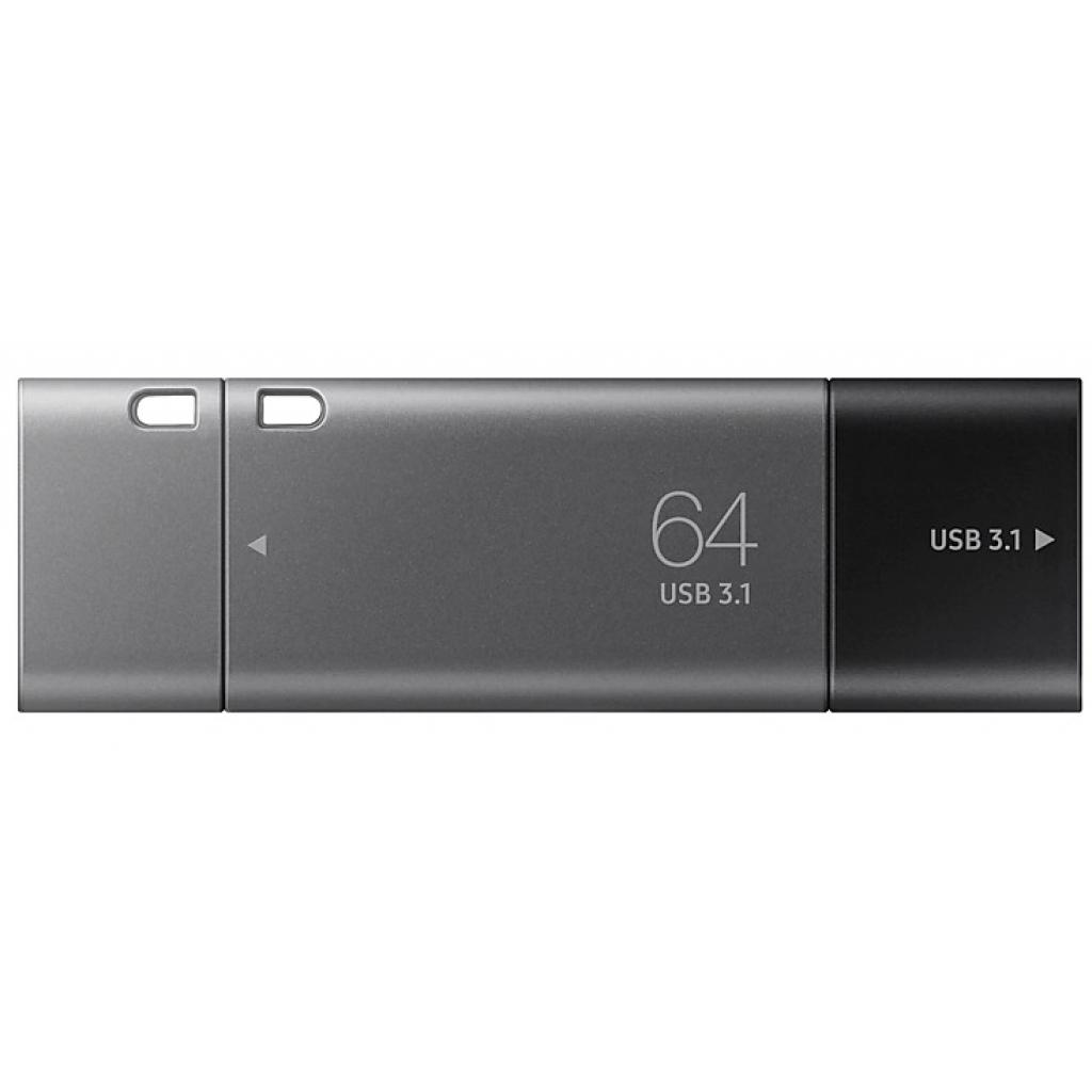 USB флеш накопичувач Samsung 64GB Duo Plus USB 3.1/Type-C (MUF-64DB/APC) - зображення 2