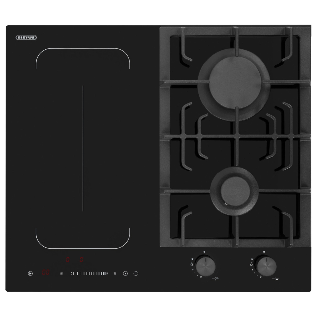 Варочна поверхня Eleyus H1СBHG SLME 60 BL I2 CF - зображення 1