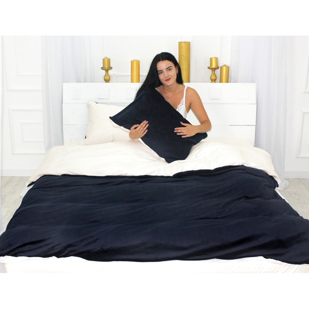Постільна білизна MirSon Велюр Winter Delicate 28-0075 Bucaneve King Size (2200004039213) - зображення 1