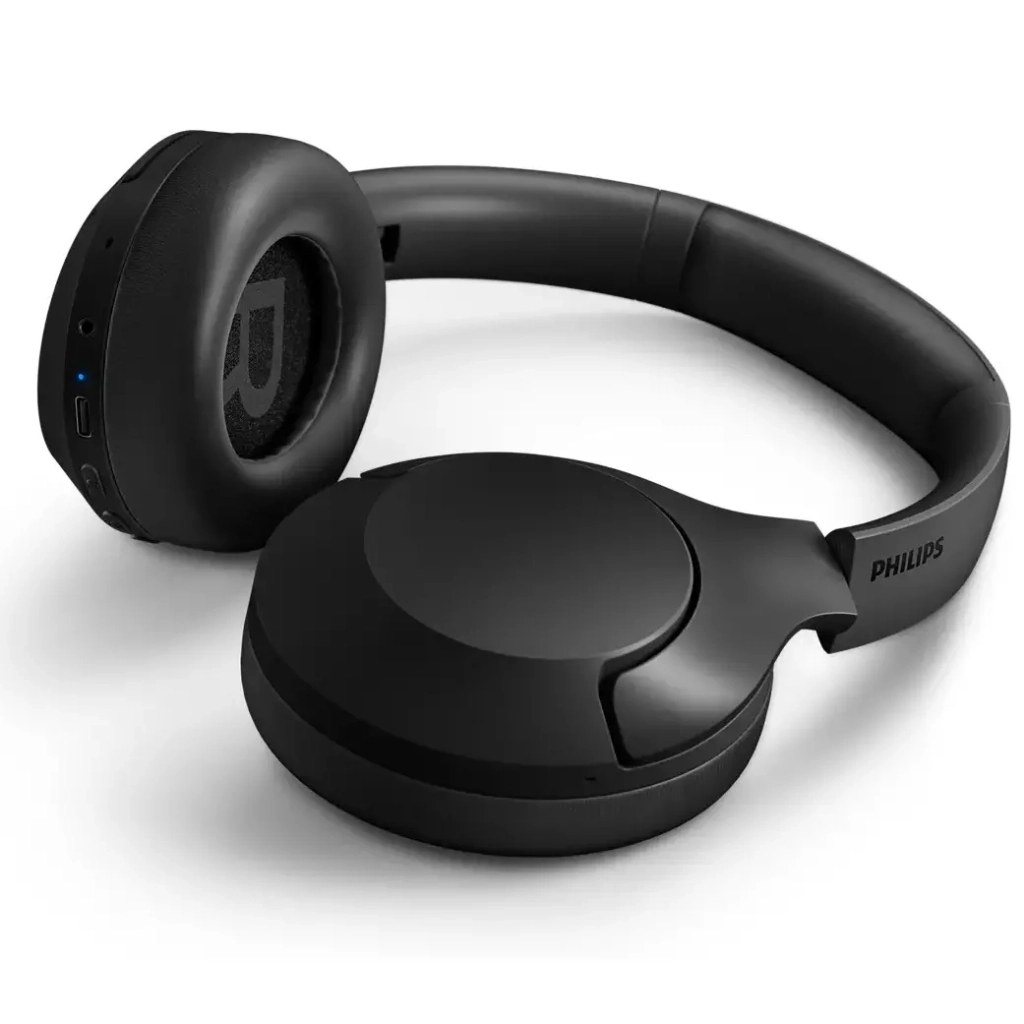 Навушники Philips TAH8506 Over-ear ANC Hi-Res Wireless Mic Black (TAH8506BK/00) - зображення 6