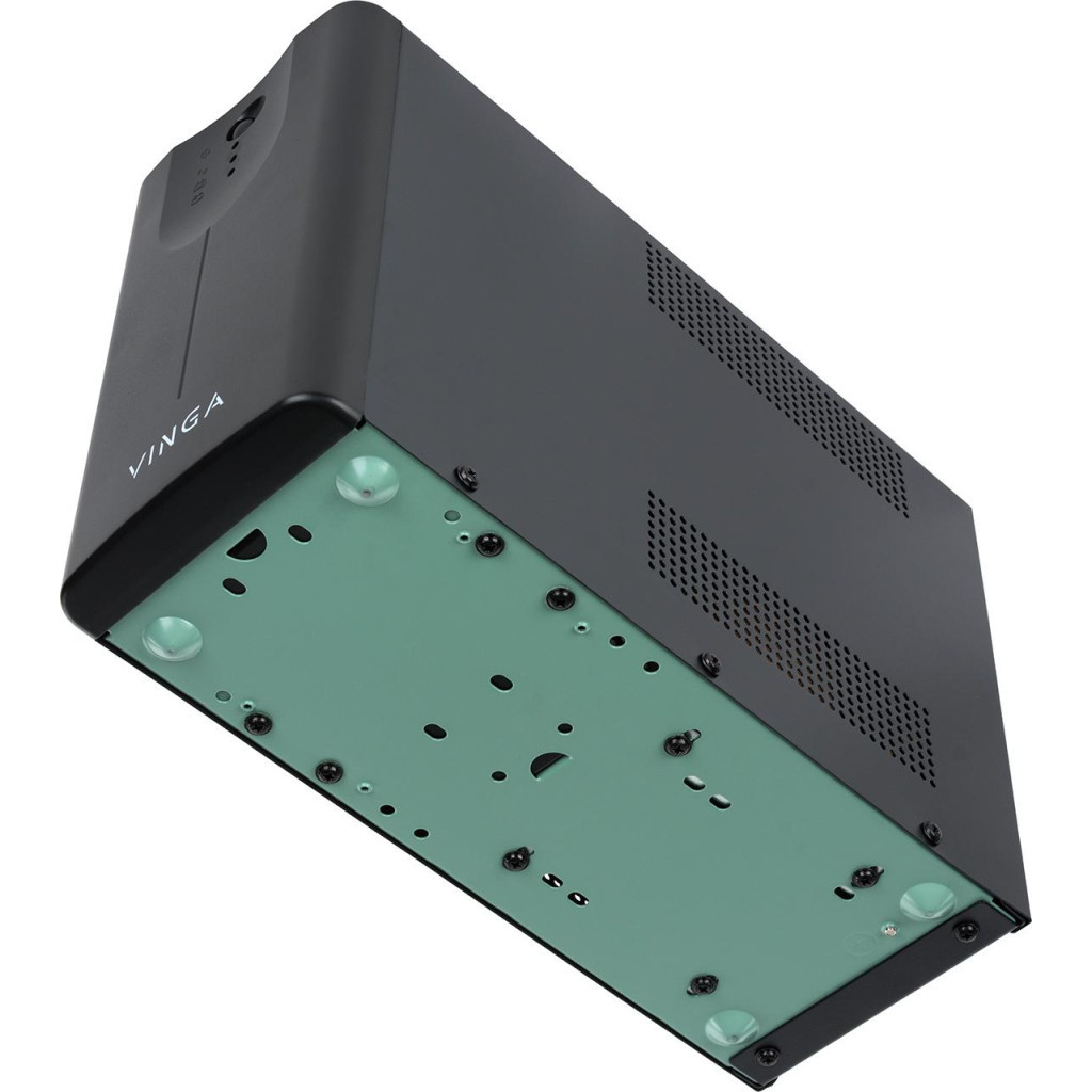 Пристрій безперебійного живлення Vinga LED 600VA metal case with USB (VPE-600MU) - зображення 11