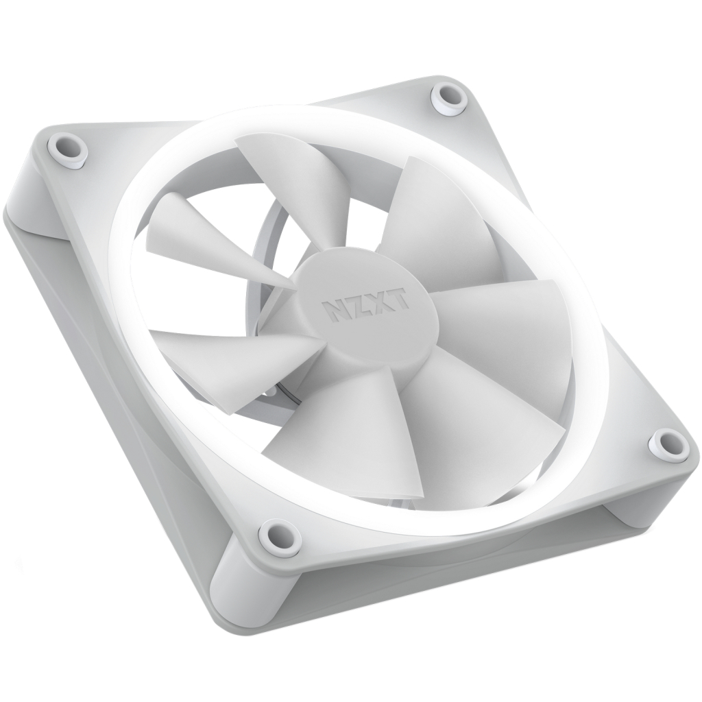 Кулер до корпусу NZXT F120RGB Single (White) (RF-R12SF-W1) - зображення 4
