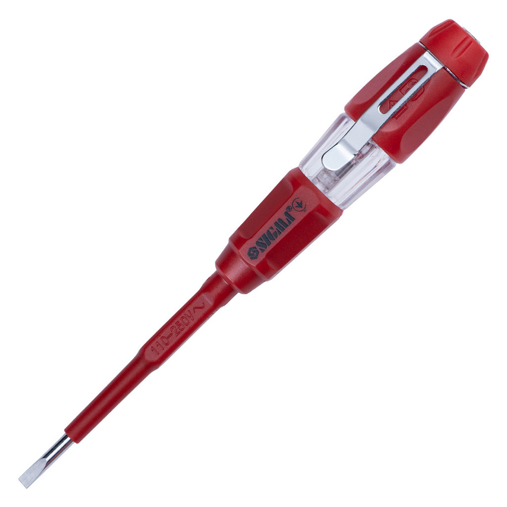 Викрутка Sigma з індикатором напруги SL 3.0x140мм 110-250В (4008721) - зображення 1