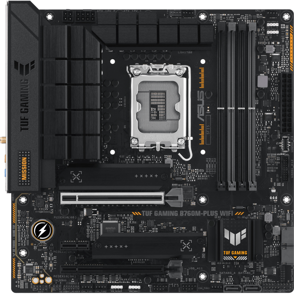 Материнська плата ASUS TUF GAMING B760M-PLUS WIFI - зображення 1