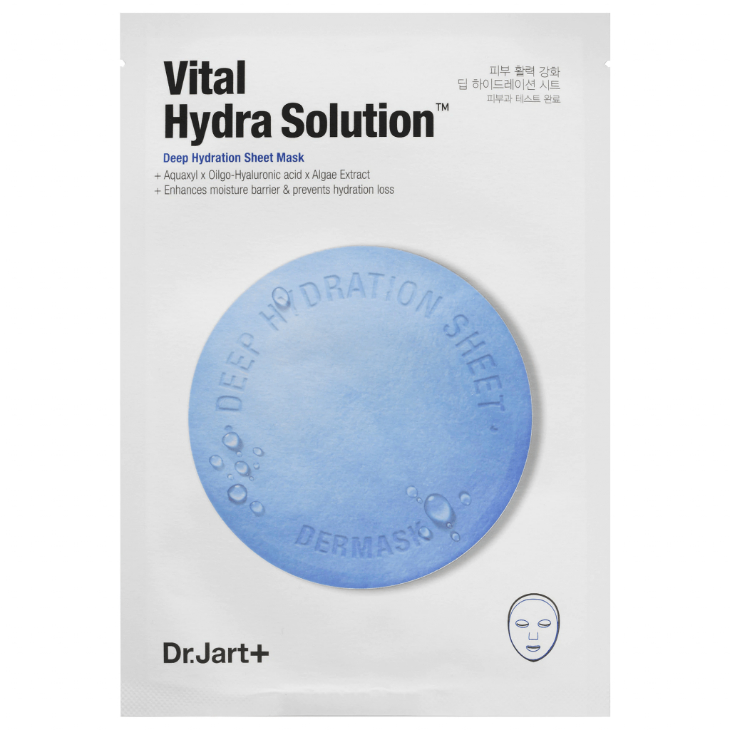 Маска для обличчя Dr.Jart+ Vital Hydra Solution Зволожуюча з гіалур. кислотою 25 г (8809642712201) - зображення 1