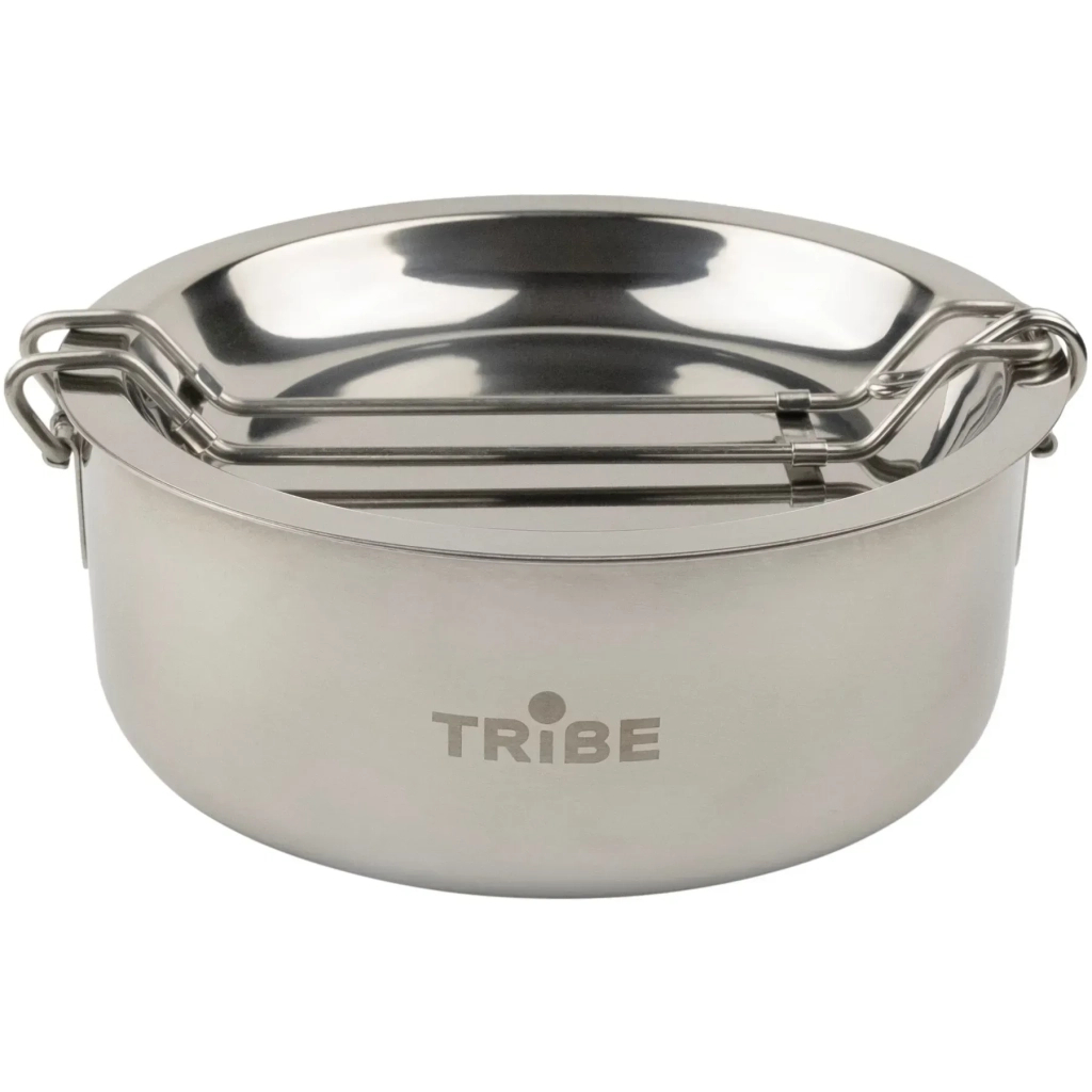 Набір туристичного посуду Tribe Tourist Set 1,2 л сталевий (T-FG-0008-metal) - зображення 1