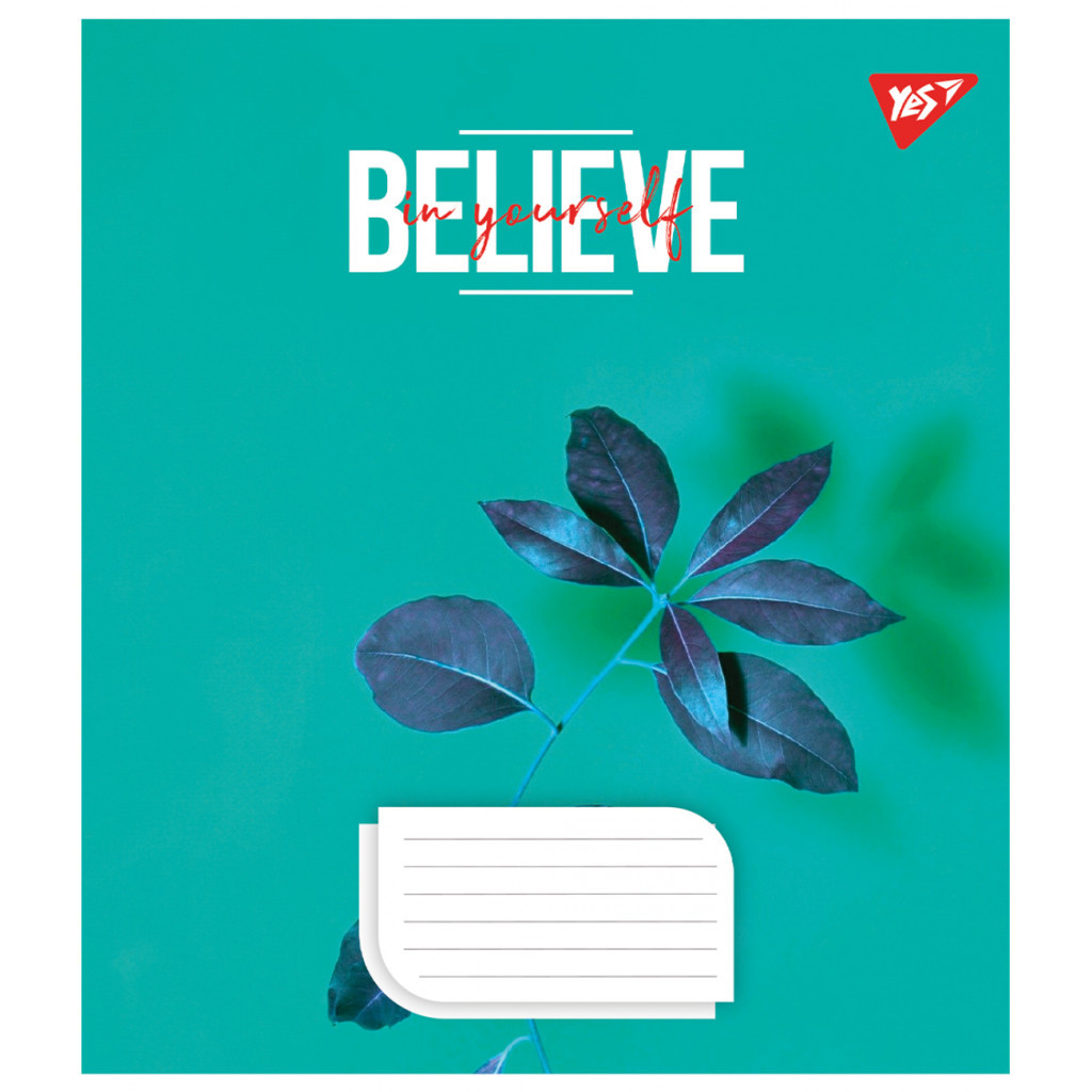 Зошит Yes Believe in yourself 36 аркушів лінія (767082) - зображення 5