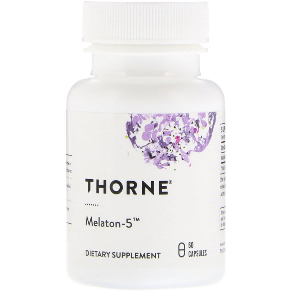 Вітамінно-мінеральний комплекс Thorne Research Мелатонін-5, Melaton-5, 60 капсул (THR-78002) - зображення 1