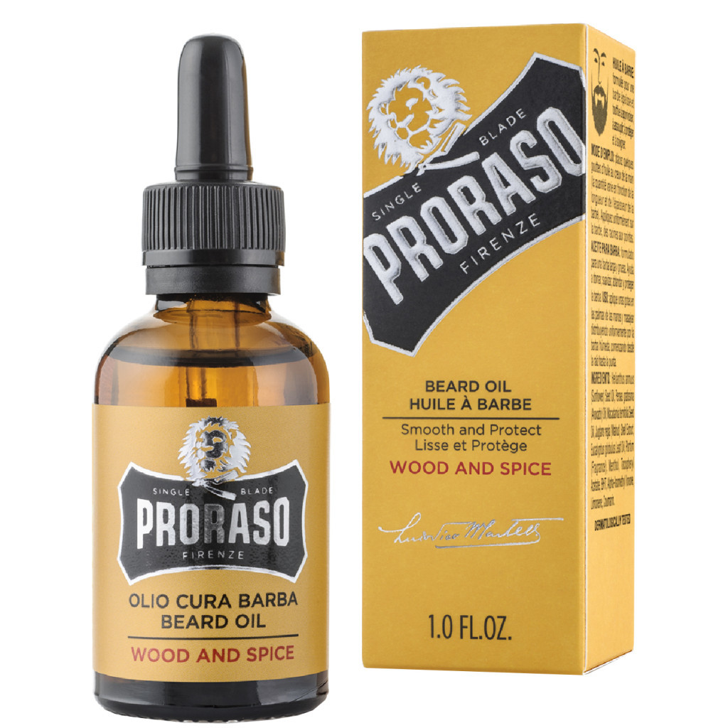 Олія для догляду за бородою Proraso Wood & Spice 30 мл (8004395001668) - изображение 1