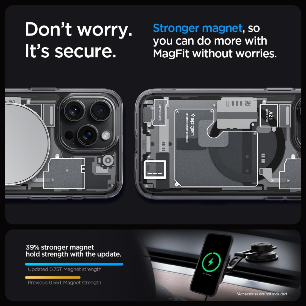 Чохол до мобільного телефона Spigen Apple iPhone 15 Pro Ultra Hybrid MagFit Zero One (ACS06721) - зображення 7