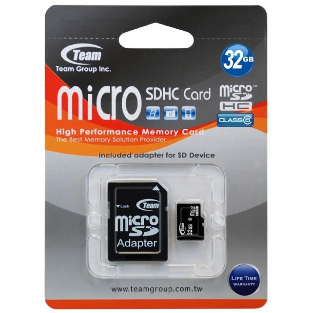 Карта пам'яті Team 32GB microSDHC class 4 (TUSDH32GCL403) - зображення 3