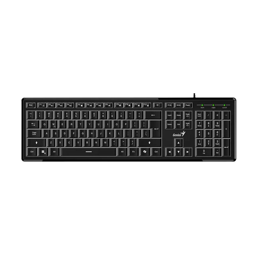 Клавіатура Genius SlimStar 820 USB UA Black (31310055410) - зображення 1