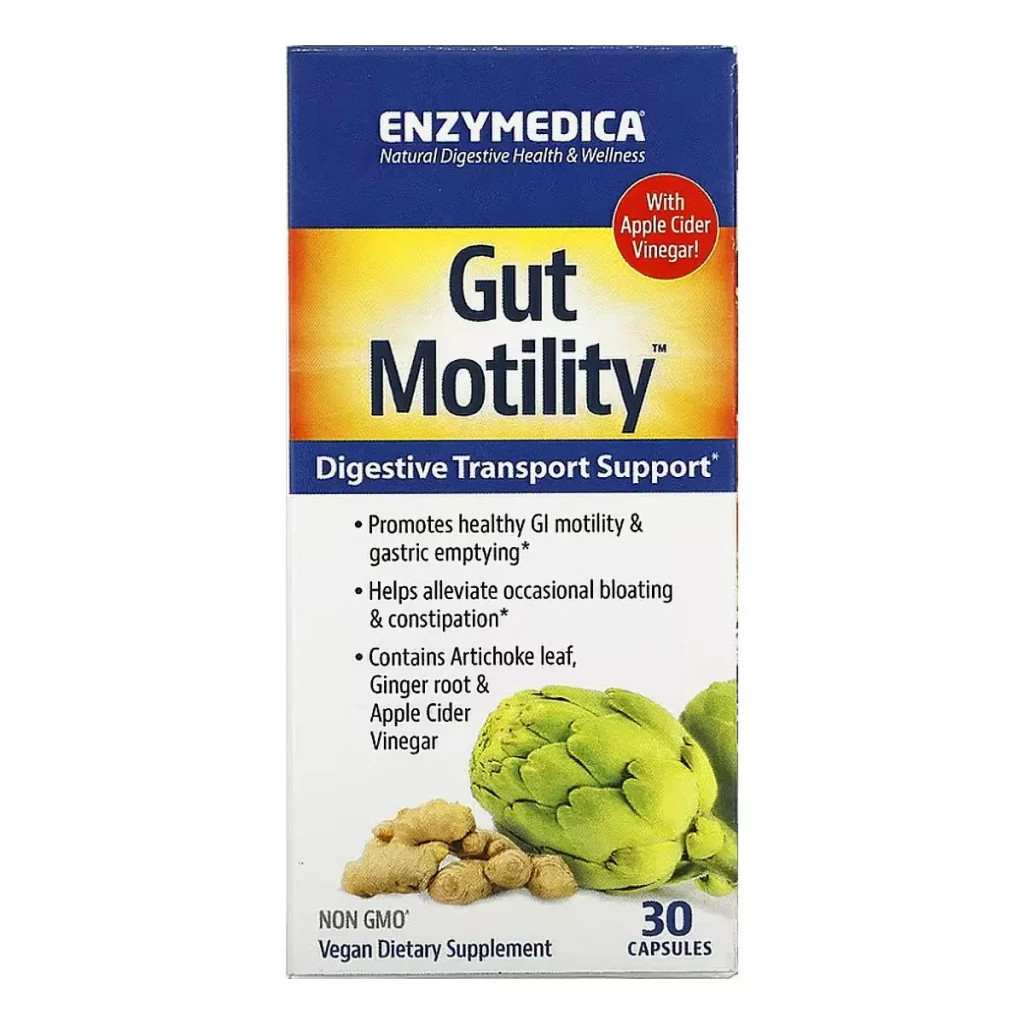 Пробіотики Enzymedica Рослинний комплекс для моторики кишечника, Gut Motility (ENZ-14056) - зображення 2