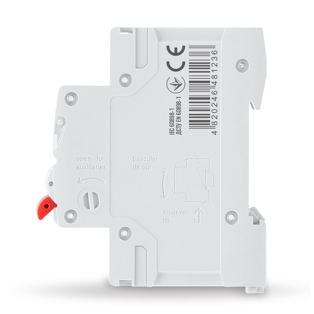 Автоматичний вимикач Videx RS4 RESIST 2п 32А С 4,5кА (VF-RS4-AV2C32) - изображение 3