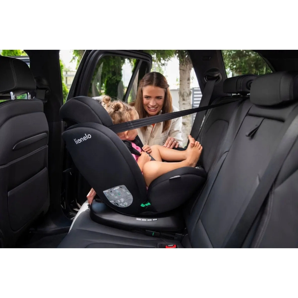 Автокрісло Lionelo Bastiaan i-Size Black Red, чорне з червоним (LO-BASTIAAN I-SIZE BLACK RED) - зображення 8