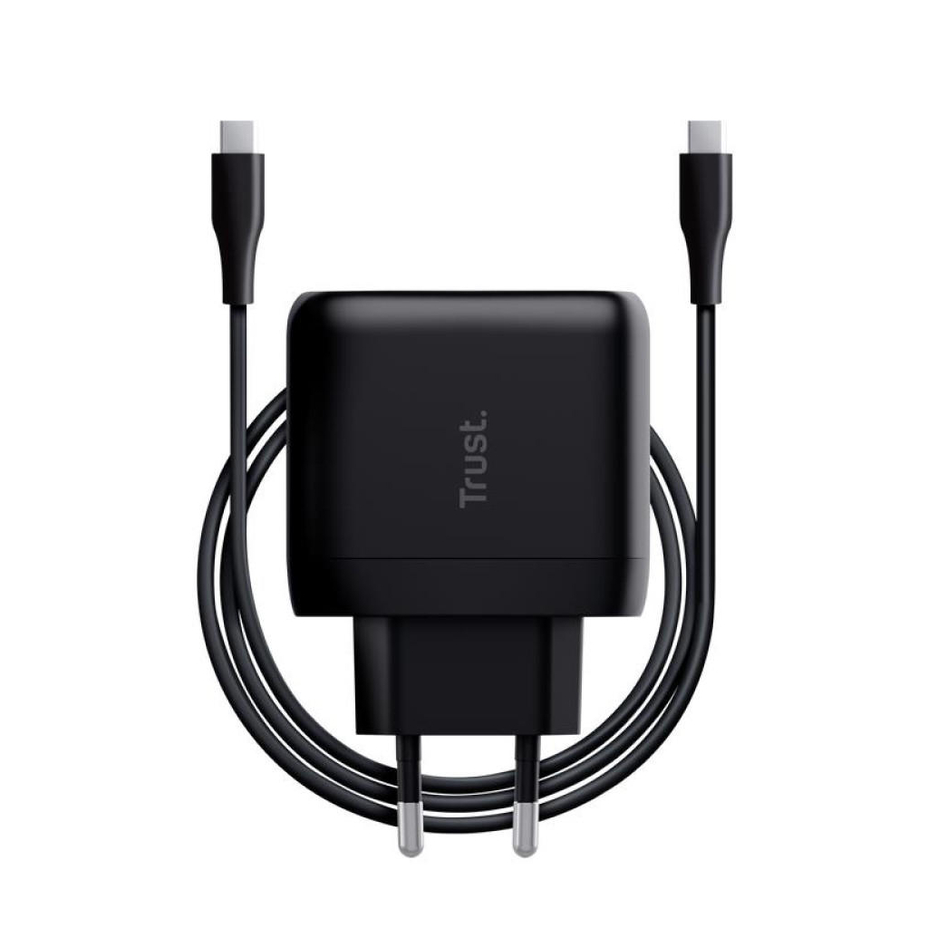 Зарядний пристрій Trust Maxo 65W USB-C PD black (24817_TRUST) - зображення 9