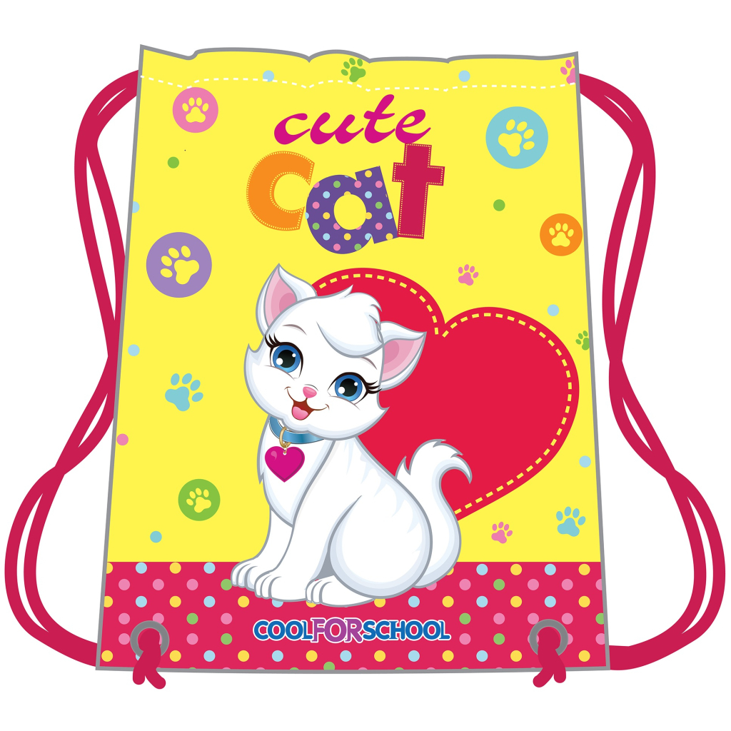 Сумка для взуття Cool For School Cute Cat (CF85764) - зображення 2
