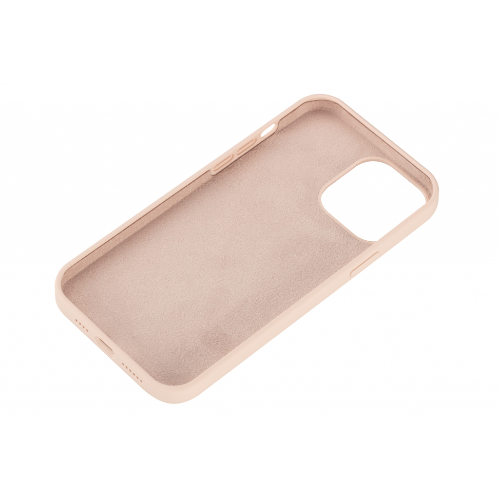 Чохол до мобільного телефона 2E Basic Apple iPhone 13 Pro Max , Liquid Silicone, Sand Pink (2E-IPH-13PRM-OCLS-RP) - зображення 3