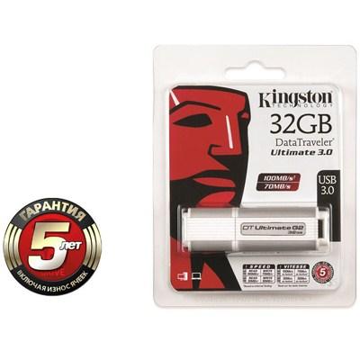USB флеш накопичувач Kingston 32Gb DataTraveler Ultimate (DTU30G2/32GB) - зображення 3