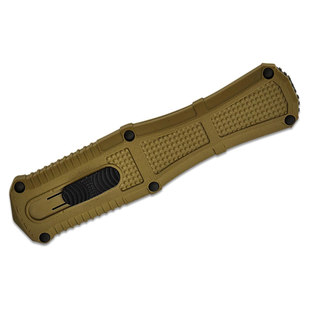Ніж Benchmade Claymore OTF Auto Serrated Green (3370SGY-1) - зображення 4
