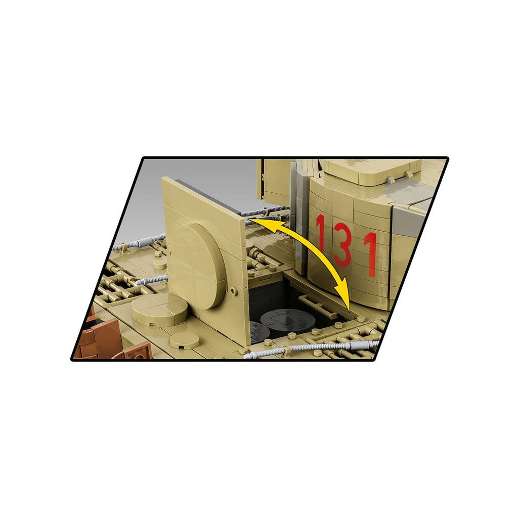 Конструктор Cobi PZKPFW VI Тигр 131, 1:12 8000 деталей (COBI-2801) - зображення 4