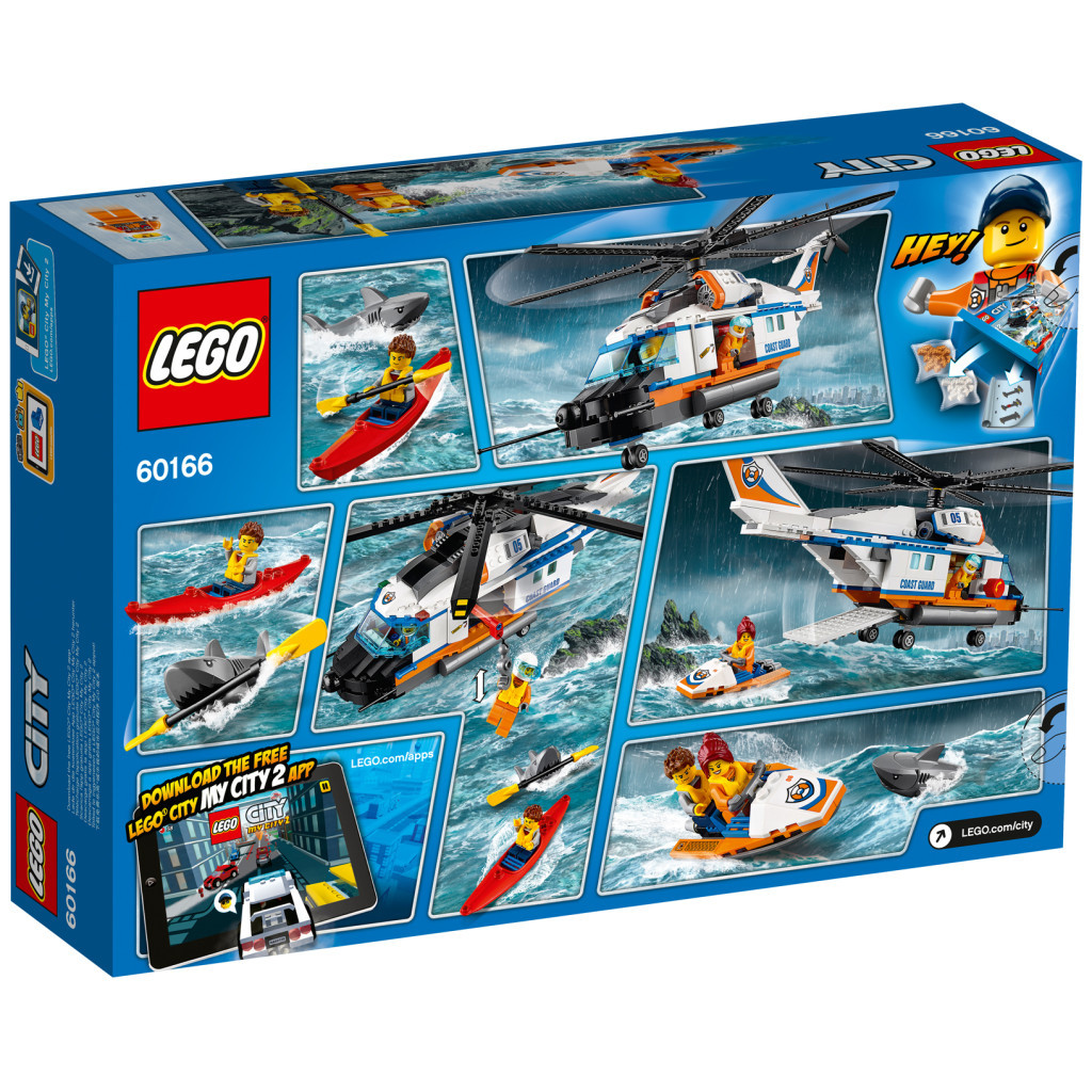 Конструктор LEGO City Надпотужний рятувальний вертоліт (60166) - зображення 12